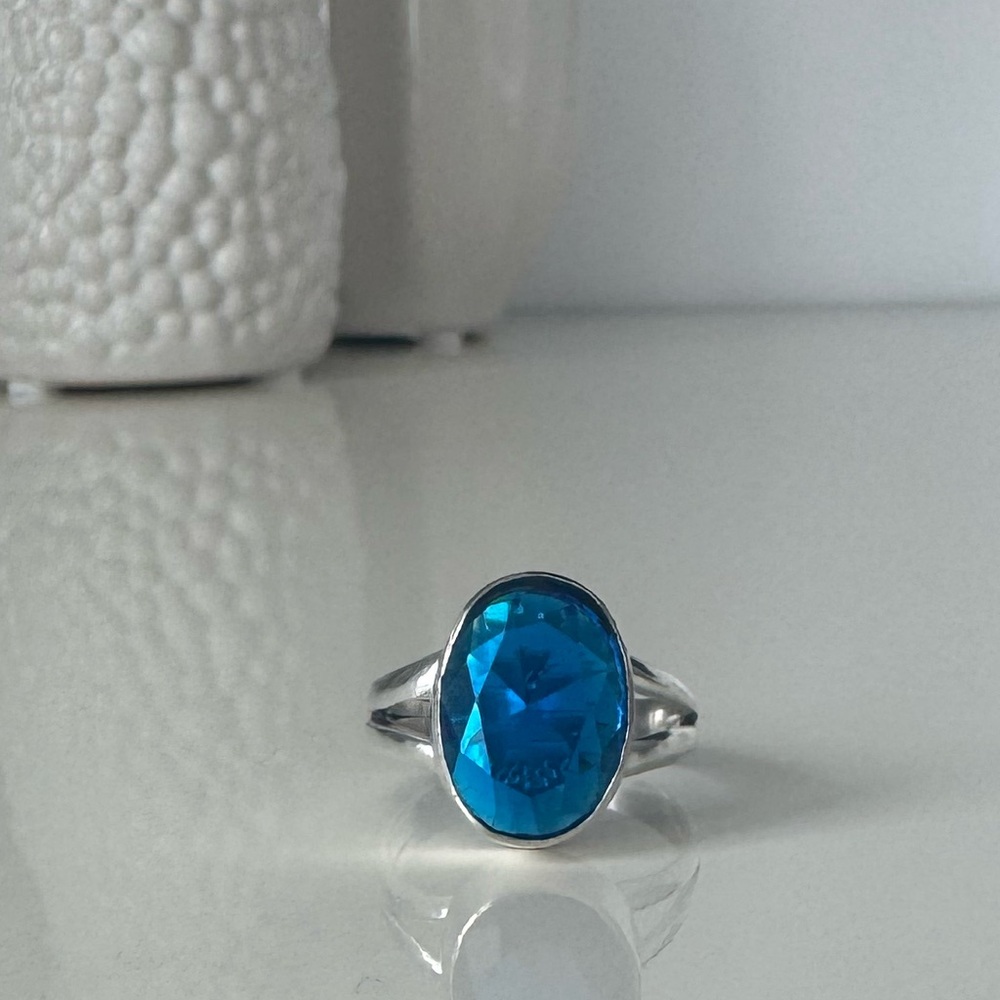 NWOT Sundance Ocean Currents Ring, Tanzanite, Sterling Silver